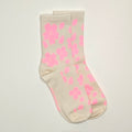 Pink and Beige Cherry Blossom Socks